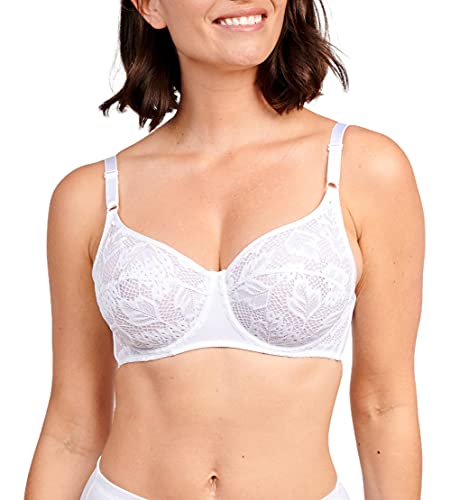 Sans Complexe Damski biustonosz z fiszbinami Adèle, biały (Blanc), 80F