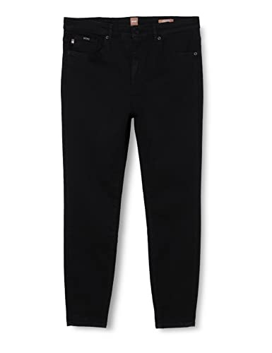 BOSS Damskie spodnie jeansowe, czarny (Black1), 28