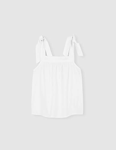 Gocco Dziewczęca bluzka Blusa Blanca Con Tirantes, biały, 6 Lata