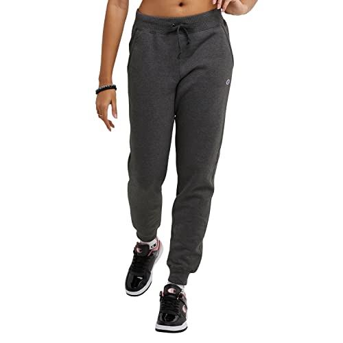 Champion Damskie spodnie treningowe Powerblend Jogger, ciemnoszare, rozmiar XL, ciemnoszary, XL