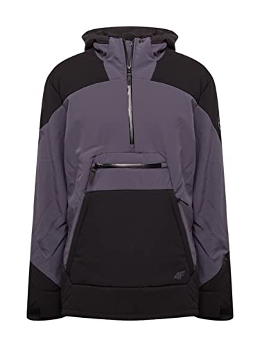 4F Męska kurtka Softshell, Głęboki czarny, XXL