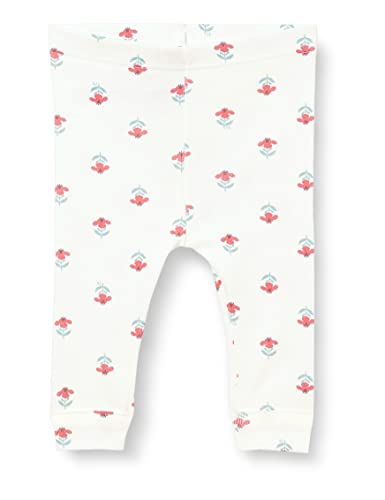 Petit Bateau Legginsy dla niemowląt, Biały Marshmallow/Multicolor, 3 lat