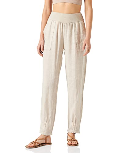Bonamaison Damskie spodnie Trlsc100833 Casual Desert, 40 UK, Pustynia, 36