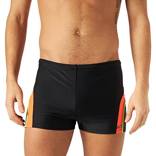 Haute Pression Stroje kąpielowe męskie, Noir/Vert/Rouge, 8 PL