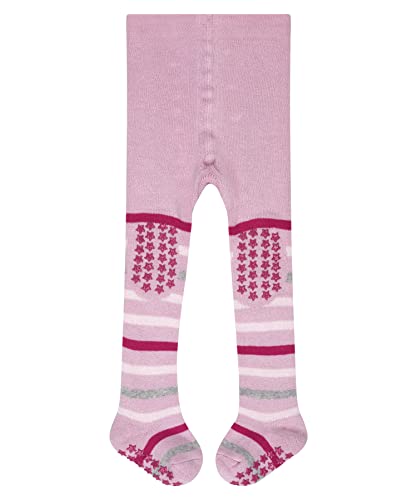 FALKE Uniseks - niemowlęta Rajstopy Multi Stripe , Bawełna, 1 Para, Różowy (Thulit 8663); 80-92 (12-18 miesiące)