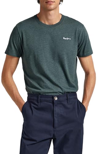 Pepe Jeans Koszulka męska Nouvel, Zielony (Regent Green), XXL