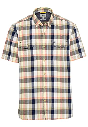 camel active Męska koszula 409219/1S79, khaki, M, khaki, M