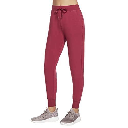 Skechers Damskie spodnie dresowe do joggingu, Czerwony, 3XL