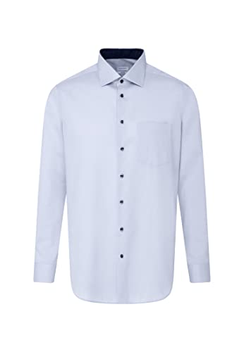 Seidensticker Męska koszula z długim rękawem Comfort Fit, jasnoniebieski, 44