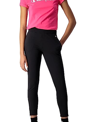 Champion Damskie spodnie dresowe Legacy American Classics C-Logo Zip Rib Cuff, czarne, XXL