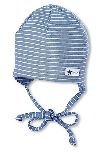 Sterntaler Czapka dziecięca Czapka Unisex-Bimbi, Niebieski (Samtblau 399), 37 (Taglia unica: 37)