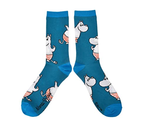Moomintroll Summer Days męskie skarpety Moomin Socks skarpety męskie, niebieski, 40-45 EU