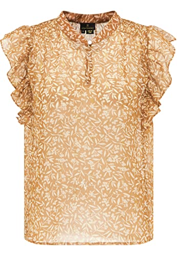 Abrel Bluzka damska bez rękawów 81232232, camel, L, piaskowy, L