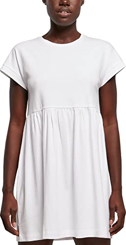 Urban Classics Koszulka damska Organic Empire Valance Tee Casual Dress, biała, M, biały, M
