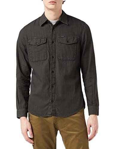 G-STAR RAW Męska koszula Marine Slim, szary (Cloack Gd 7647-C784), M