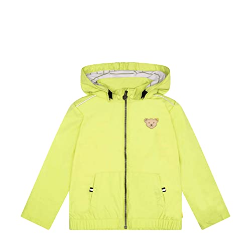 Steiff Kurtka przeciwdeszczowa dla chłopców Regenjacke, Limonkowy sorbet, 116 cm