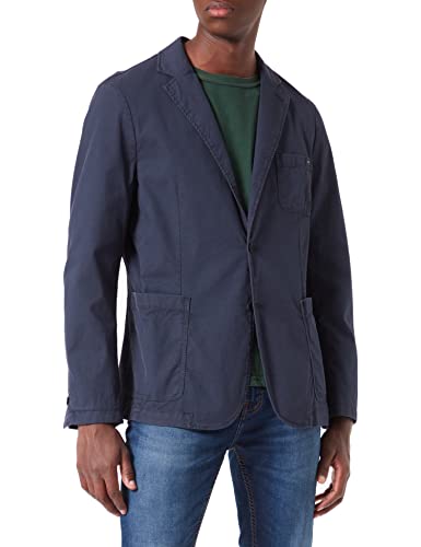 Camel Active Marynarka Męska Na Co Dzień, Niebieski (Night Blue), 56