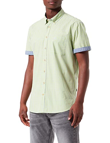 Camel Active Koszula Męska, Zielony Lime Green, S