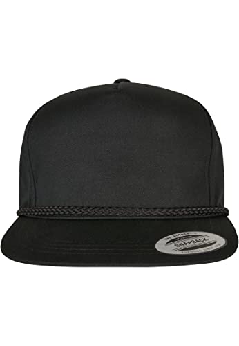 Flexfit Czapka baseballowa YP Classics Classic POPLIN Golf Cap Black One Size, czarny, jeden rozmiar