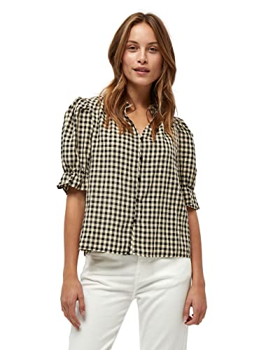 Minus Bluzka damska Roka, 9349 Nomad Sand Checked, 42
