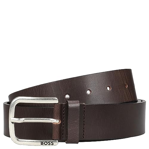 BOSS Pasek męski, Dark Brown202, 90