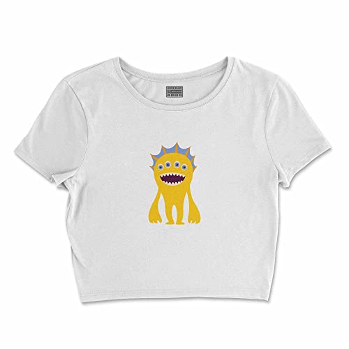 Bona Basics, Koszulka damska z nadrukiem cyfrowym,%100 bawełna, biała, casualowa, topy damskie, rozmiar: M, biały, M Krótki