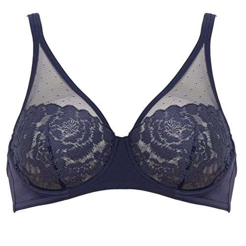 Maison Lejaby Fleur Ikat Biustonosz damski, granatowy, 70C