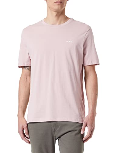 HUGO T-shirt męski, Light/Pastel Pink687, XS