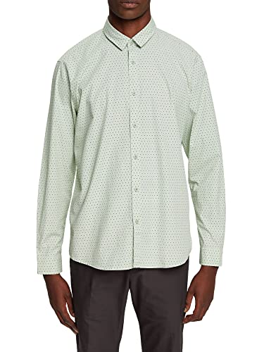 ESPRIT Męska koszula 122EE2F303, 390/LIGHT Aqua Green, S