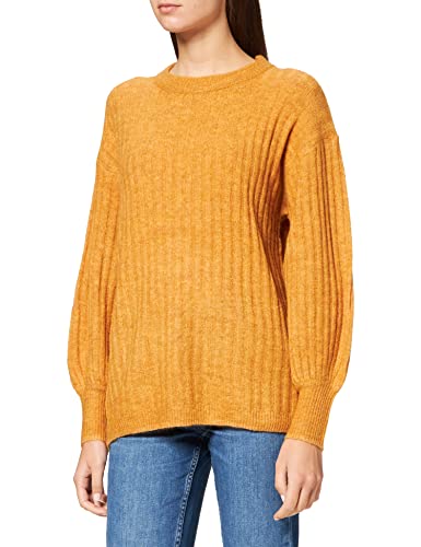 ICHI Damski sweter Ihamara Ls Rib, 181160/Sudan Brown, M