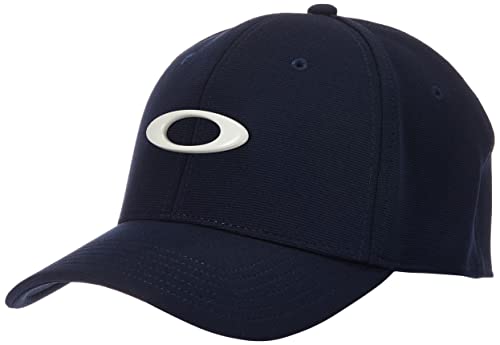 Oakley Apparel and Accessories męska czapka z daszkiem Stretch Fit Hats Tincan Cap, Fathom/Light Grey, S-M