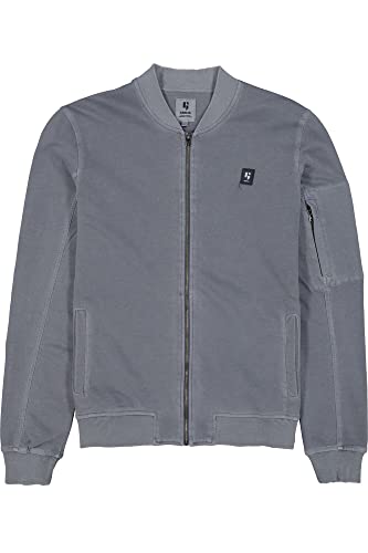 Garcia Męski kardigan Sweat Bluza, Stone Blue, S, Stone Blue, S