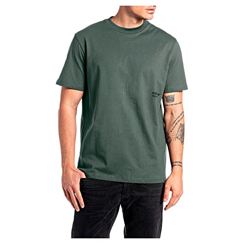 Replay Męski T-shirt M6039, 437 Castor Grey, XS