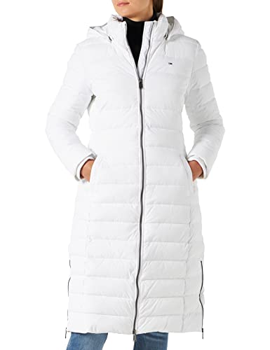 Tommy Jeans Damski Tjw Basic płaszcz z kapturem wyściełany, biały, XXS
