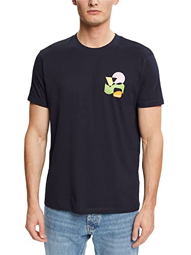 ESPRIT Koszulka męska, 400/Granatowy, XL