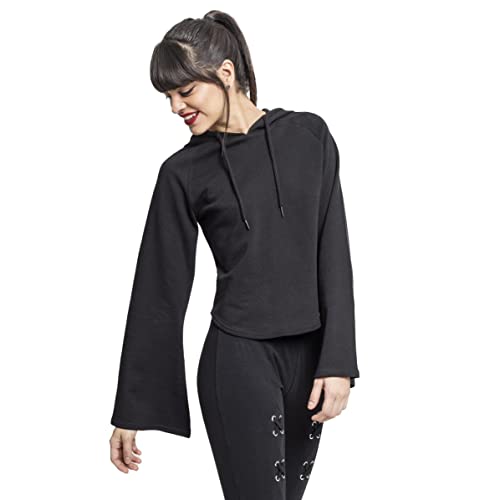 Urban Classics Damska bluza z kapturem, czarny (Black 00007), XS