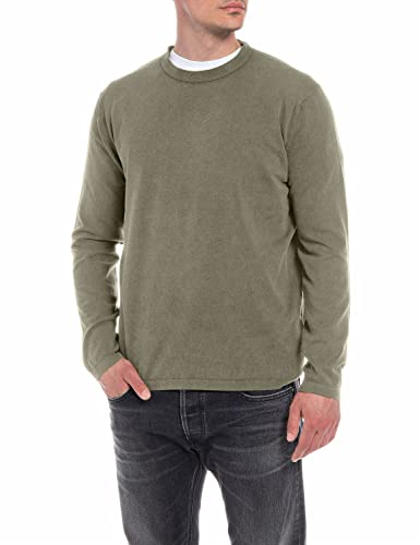 Replay Sweter męski, 946 Green, XL