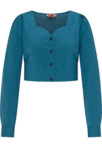 swirlie Bluzka damska 77134282, petrol, S, Petrol, S