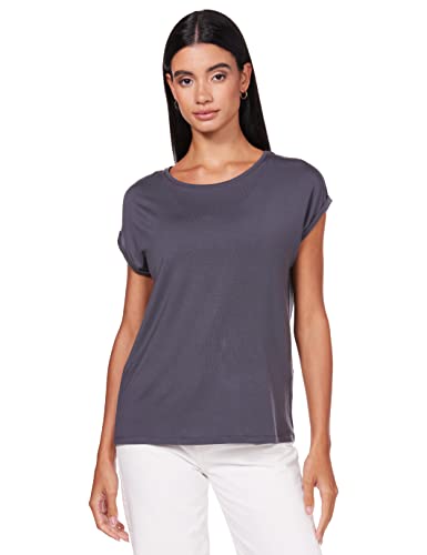 Vero Moda Vmava Plain Ss Top Ga Noos Koszulka Kobiety, niebieski (Ombre Blue), M