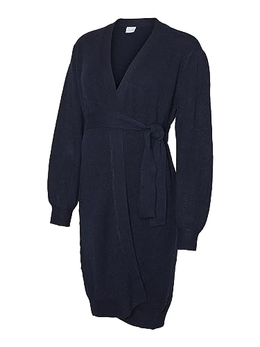 MAMA.LICIOUS Damski kardigan Mlannie L/S A, niebieski, M