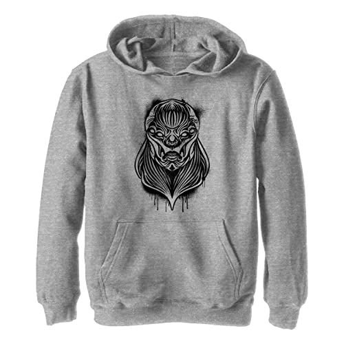 Marvel Chłopięca bluza z kapturem Eternals Kro Spray Paint Hoodie, Athletic Heather, S, Athletic Heather, S