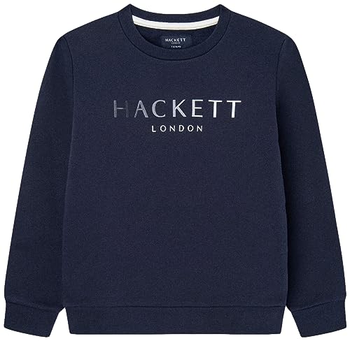 Hackett London Bluza chłopięca Hackett Crew, Niebieski (granatowy), 11 Lat