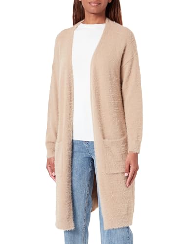 ALARY Damski kardigan z dzianiny 10424752-AL01, beżowy, XL/XXL, beżowy, XL-XXL