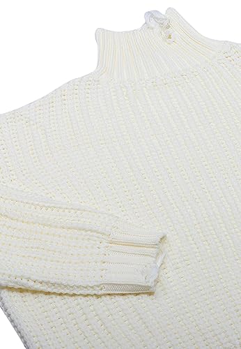 gaya Damski sweter z golfem z golfem WOLLBIAŁY XS/S, biały (wollweiss), XS