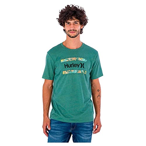 Hurley Evd Pacific Barred Tee Ss T-Shirt męski, Zwierzak na, S