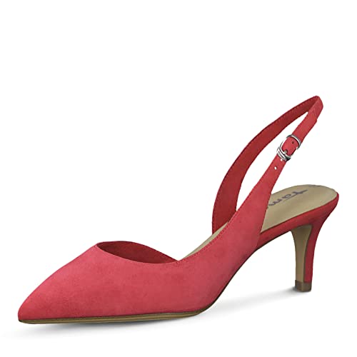 Tamaris Damskie czółenka typu sling-1-29610-38 wąskie, Red Antic, 38 EU
