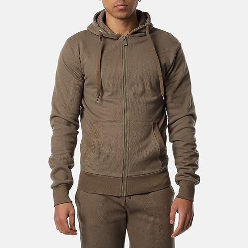 HOPENLIFE Sadida Kardigan Męski, Khaki, XXL