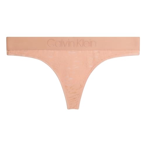 Calvin Klein Stringi damskie, szarość kamienia, XS