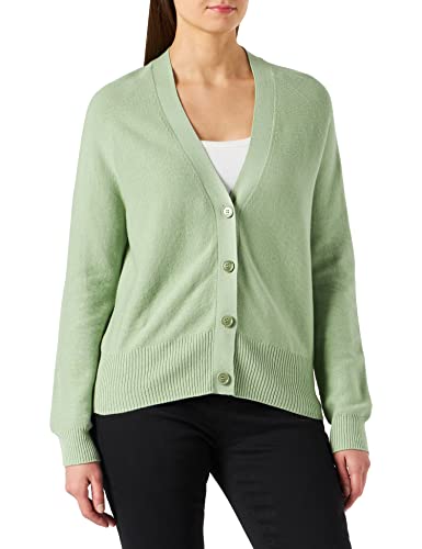 BOSS Damski sweter C_faduana kardigan, Jasny/pastelowy zielony 339, L