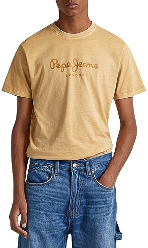 Pepe Jeans Koszulka męska Jayden, Brązowy (mieszany), L